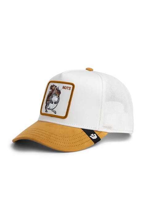 Goorin Bros czapka z daszkiem Suede Ruthless kolor biały 101-2964