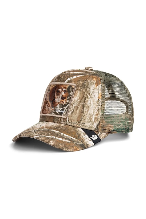 Goorin Bros czapka z daszkiem Black Out Doberman kolor brązowy 101-2982