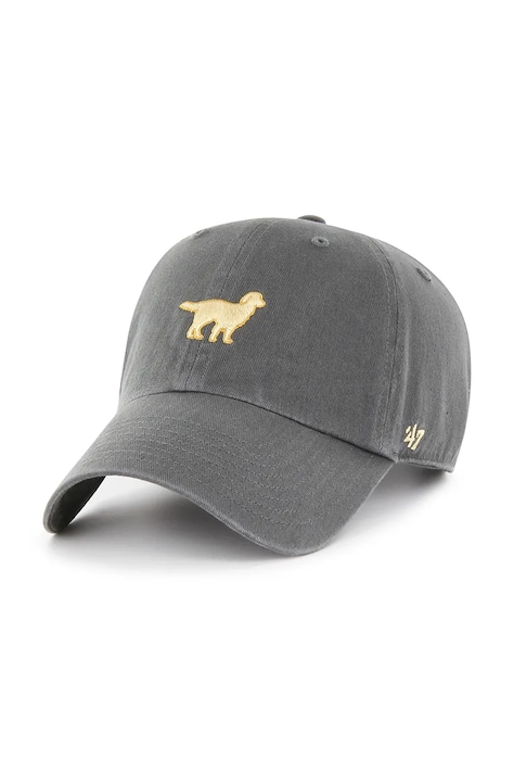 47 brand czapka z daszkiem bawełniana Dog Base Runner Icon kolor szary XX-BSRIC284GWS-CCD