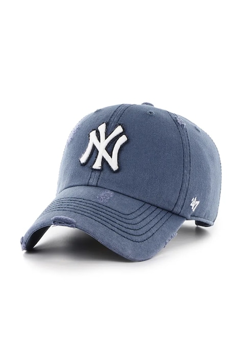 47 brand czapka z daszkiem bawełniana MLB New York Yankees granatowa B-WTHRD17HTS-T5A
