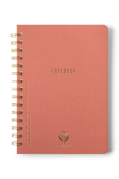 Designworks Ink Notepad Terracotta Crest