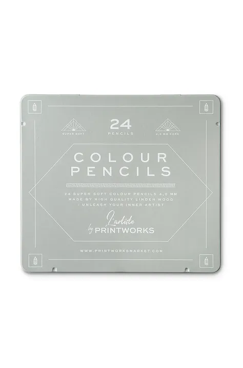 Printworks Комплект олівців у футлярі (24-pack)