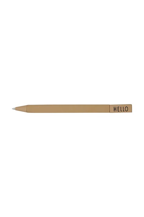 Στυλό Design Letters Mechanical Pen χρώμα: μπεζ