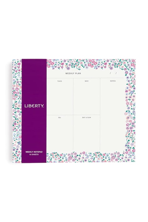 Týždenný plánovač Galison Liberty Cooper Dance Weekly Notepad