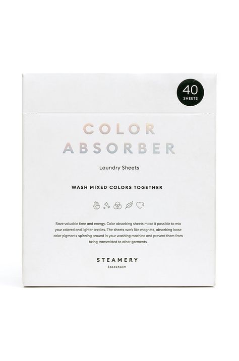 Steamery chusteczki do prania przeciw farbowaniu ubrań (40-pack)