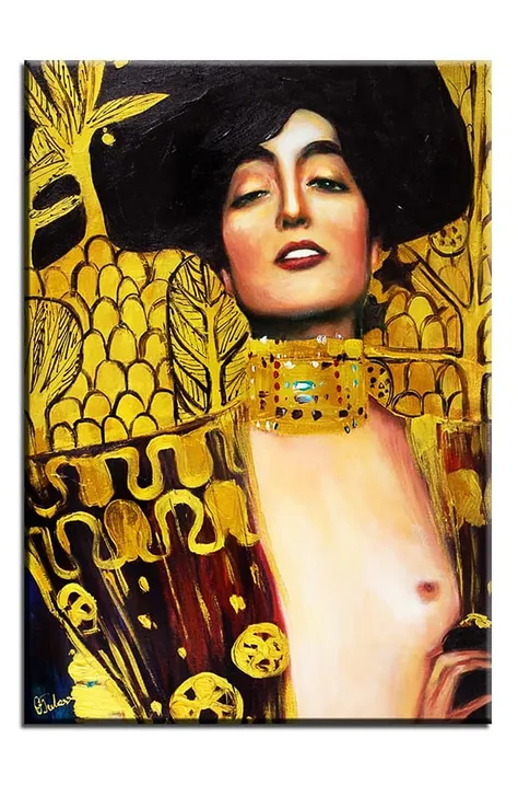 Olejomaľba Gustav Klimt  Judith I