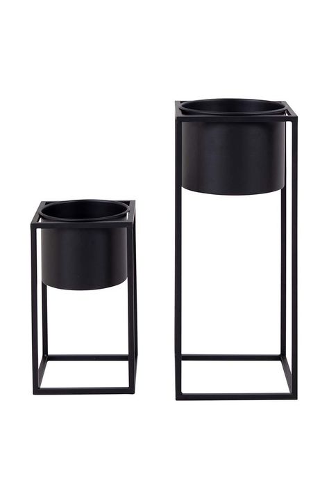House Nordic zestaw doniczek ze stelażem Marla 2-pack