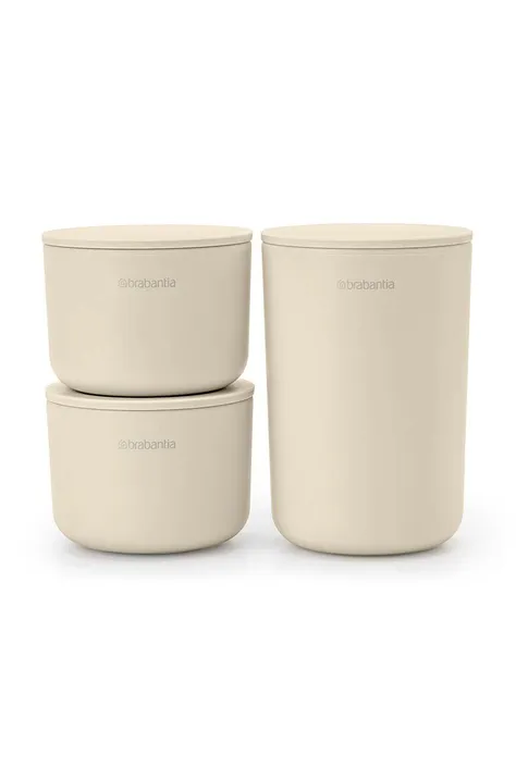 Набір контейнерів для зберігання з кришками Brabantia 3-pack