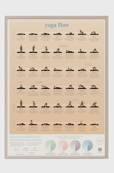 Настінний плакат Luckies of London yoga flow