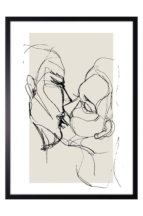 Репродукция върху хартия в рамка 50x70 cm