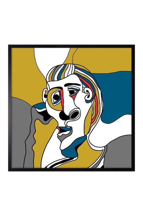 Reprodukcia na zarámovanom papieri 70x70 cm