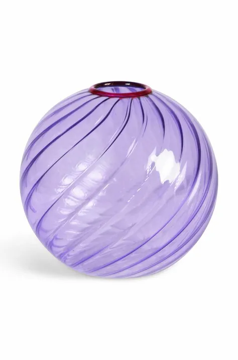 Декоративная ваза &k amsterdam Spiral Purple