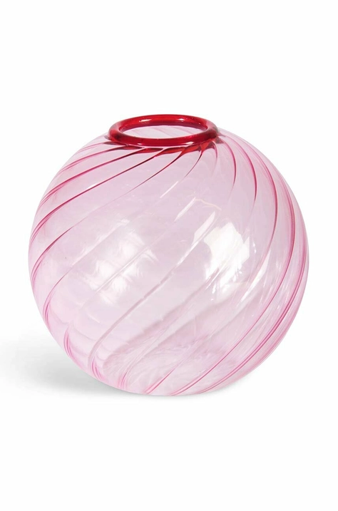 &k amsterdam wazon dekoracyjny Spiral Pink