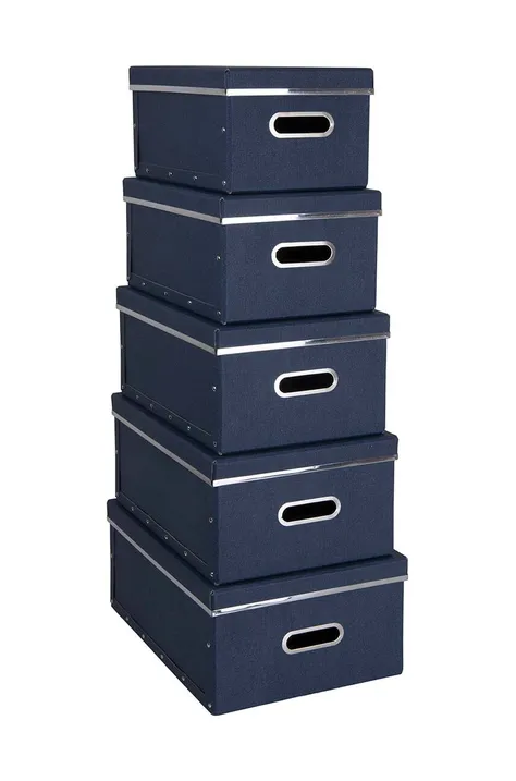 Bigso Box of Sweden zestaw pudełek do przechowywania Joachim 5-pack