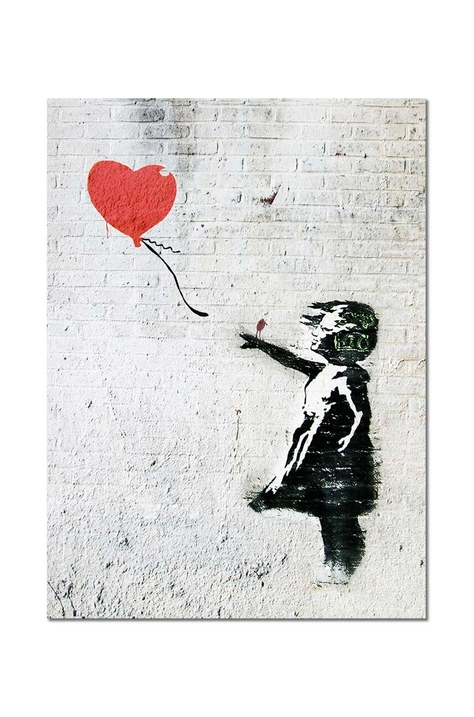 Репродукція Banksy, Dziewczynka z czerwonym balonem 50 x 70 cm