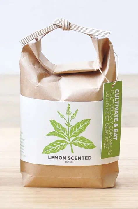 Noted set pentru cultivarea unei plante Cultivate & Eat- Lemon Scented Basil