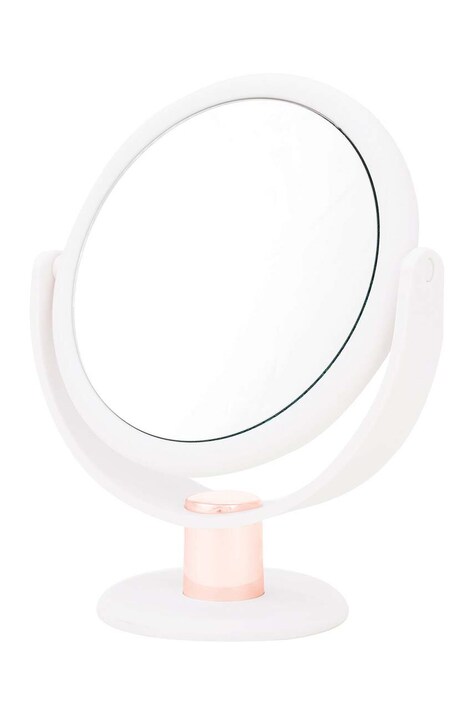 Косметическое зеркало Danielle Beauty White And Rose Gold Stem