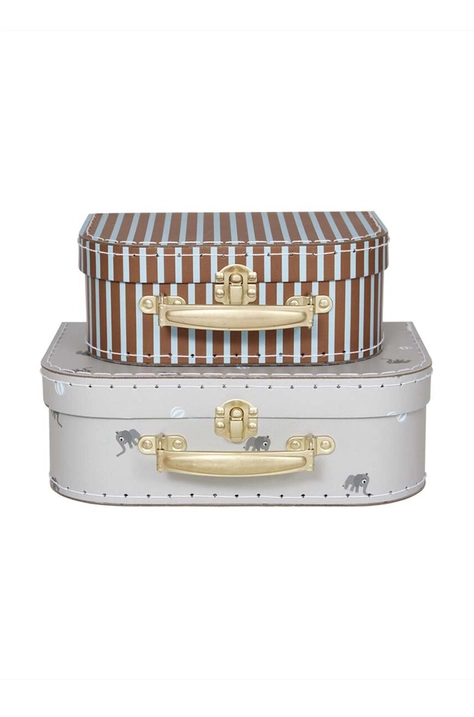 Валіза OYOY Mini Suitcase Elephant 2-pack