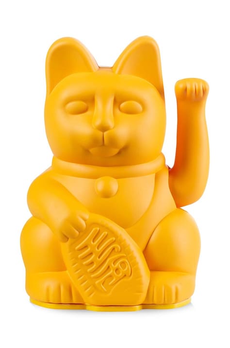 Donkey dekoracja Lucky Cat Mini - Dark Yellow