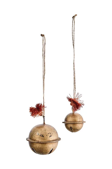 Декорация Madam Stoltz Hanging Bells (2 броя)