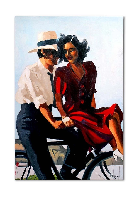 Reprodukacija naslikana uljem Jack Vettriano, Lazy Hazy Days