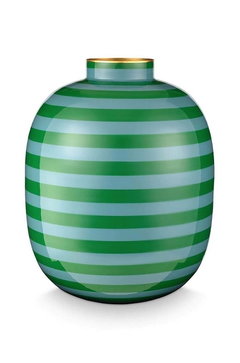 Pip Studio vaso decorativo Stripes Green