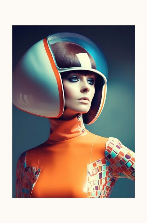 HARTMAN plakat a.i art Retro Futue 30 x 40 cm