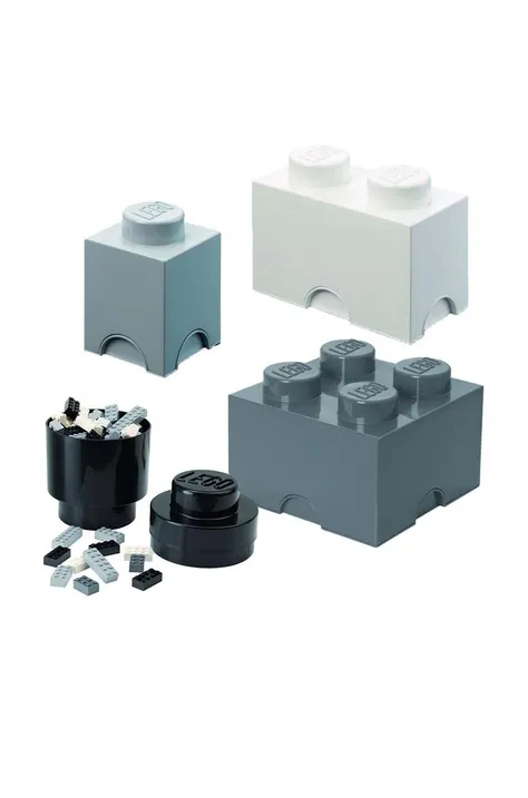 Lego zestaw pojemników do przechowywania z pokrywkami 4-pack