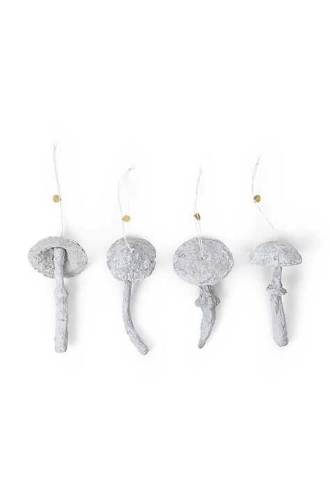 ferm LIVING set de decorațiuni de sarbatori Mushroom Ornaments 4-pack