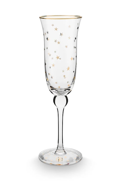 Набор бокалов для шампанского Pip Studio Stars Gold 220 ml 6 шт