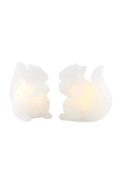 Sirius set de decorațiuni de crăciun cu led Evelyn Egern 2-pack culoarea alb