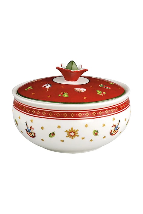 Villeroy & Boch Cukiernica świąteczna z porcelany 10 x 13 cm