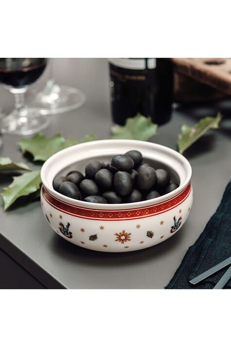 Villeroy & Boch Cukiernica świąteczna z porcelany 10 x 13 cm