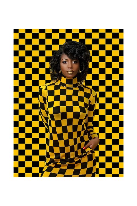 HARTMAN grafică pe sticlă acrilică a.i art Black Magic Woman 06