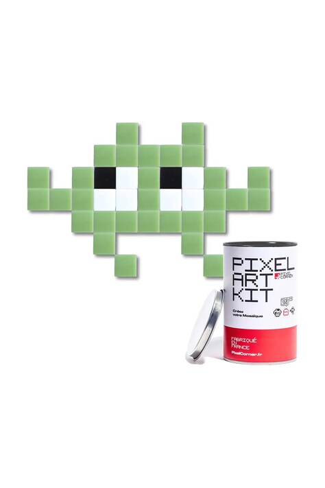 Pixel Corner kit mozaic pixel diy Corner Little Alien culoarea verde