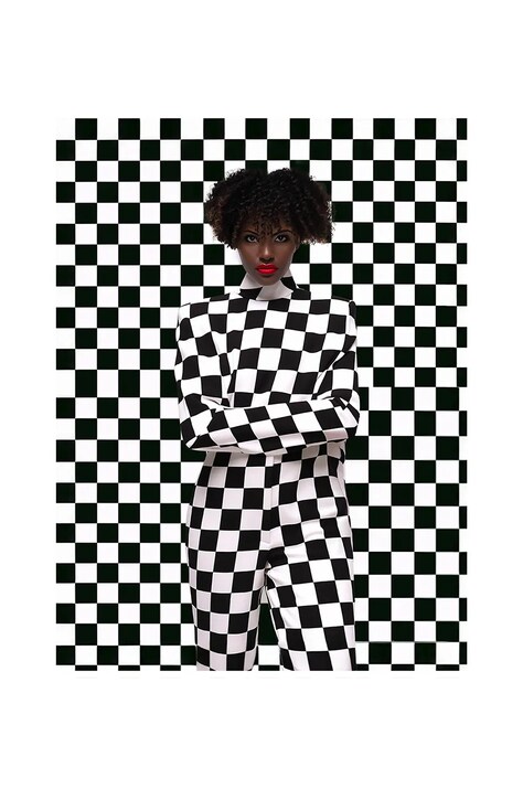 HARTMAN poster cu artă AI Black Magic Woman, 30 x 40 cm