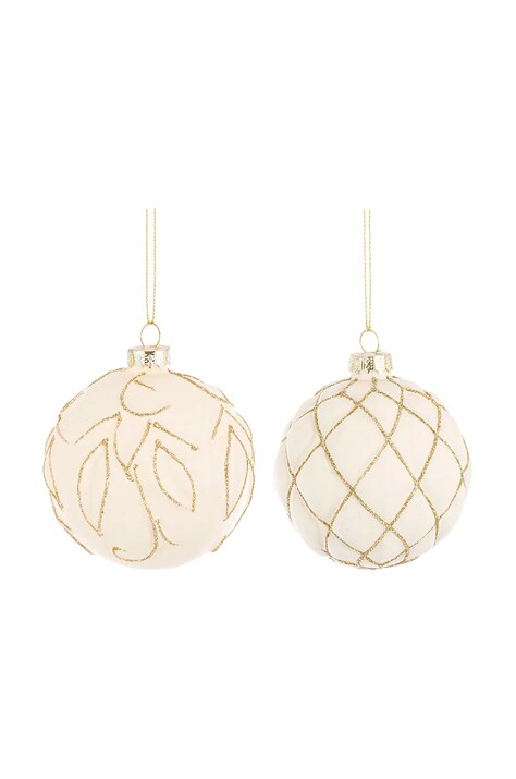 Σετ χριστουγεννιάτικες μπάλες home & lifestyle 2-pack