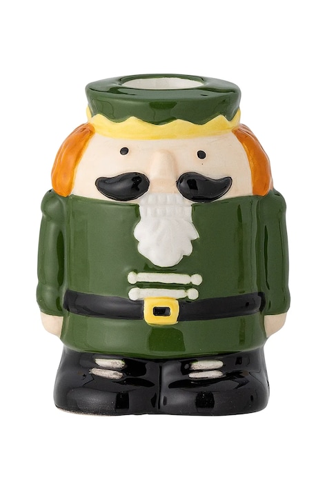 Ukrasni svijećnjak Bloomingville Feast Candle Holder boja: zelena