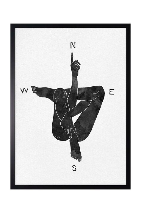 home & lifestyle decoratiune de perete Zen Man Four Sides