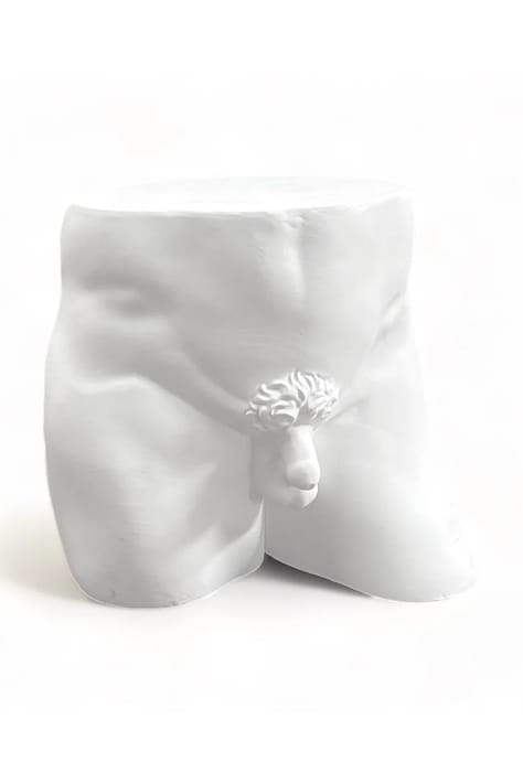 Τραπέζι Seletti Piece of Me 46 cm χρώμα: πολύχρωμο