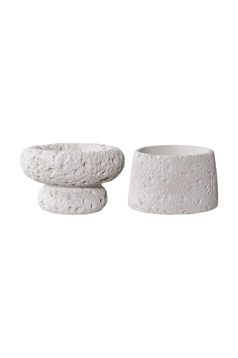 Dekorativní svícen House Nordic 2-pack šedá barva