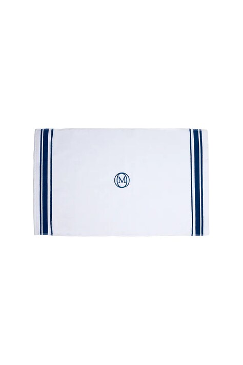 Officine Monogram dywanik łazienkowy Monogram Linea 60 x 100 cm kolor turkusowy