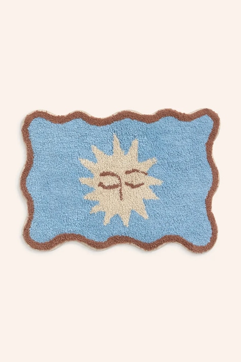 Calma House tappeto da bagno 50 x 70 cm colore blu