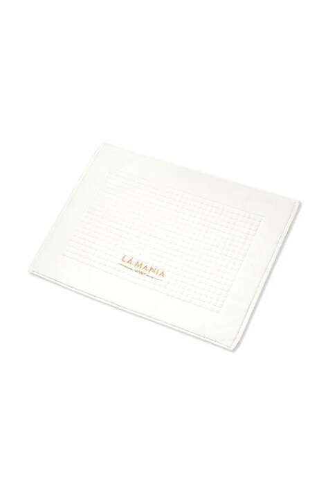 La Mania dywanik łazienkowy bawełniany White Premium 70 x 50 cm kolor biały