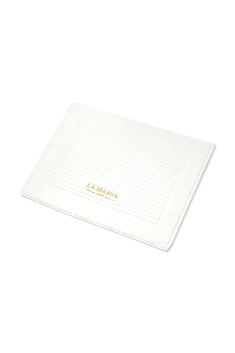 La Mania dywanik łazienkowy bawełniany White Premium 70 x 50 cm kolor biały