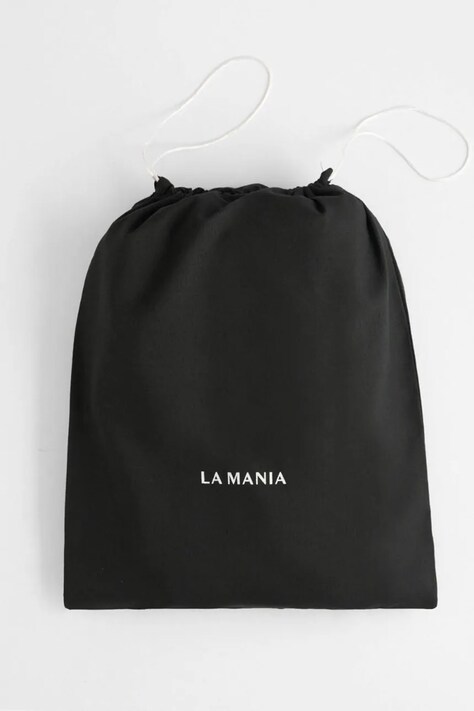 La Mania dywanik łazienkowy bawełniany Mono Mania 50 x 100 cm kolor czarny