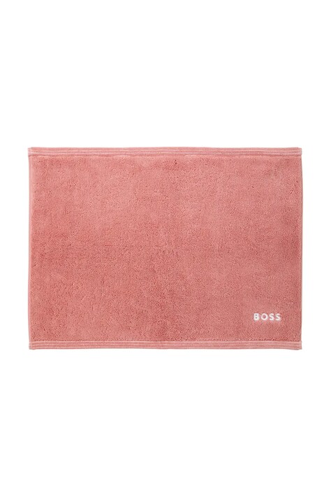 BOSS dywanik łazienkowy bawełniany EDGE Blush 50 x 70 cm kolor różowy 1063647