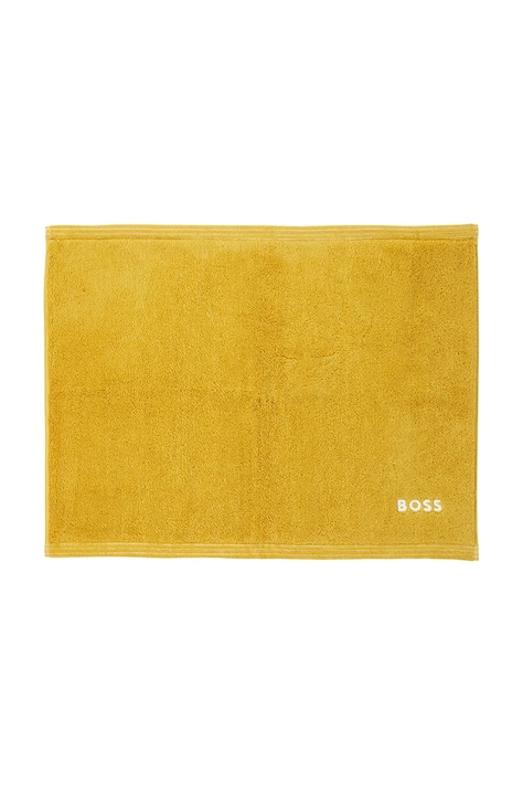 BOSS dywanik łazienkowy bawełniany EDGE Citrus 50 x 70 cm kolor żółty 1063609