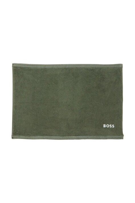 BOSS pamut fürdőszobaszőnyeg EDGE Lichen 50 x 70 cm zöld, 1063535
