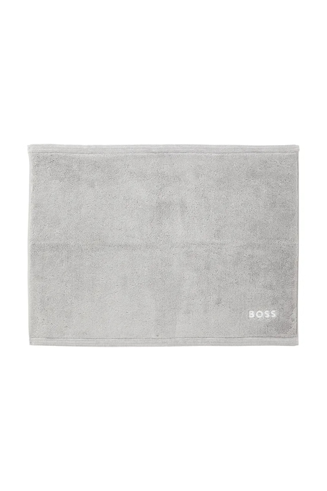 BOSS dywanik łazienkowy bawełniany EDGE Mineral 50 x 70 cm kolor szary 1063602